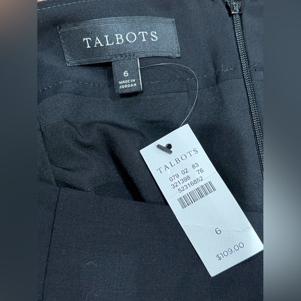 Talbots Classic Black Pencil Skirt - Picture 8 of 11
